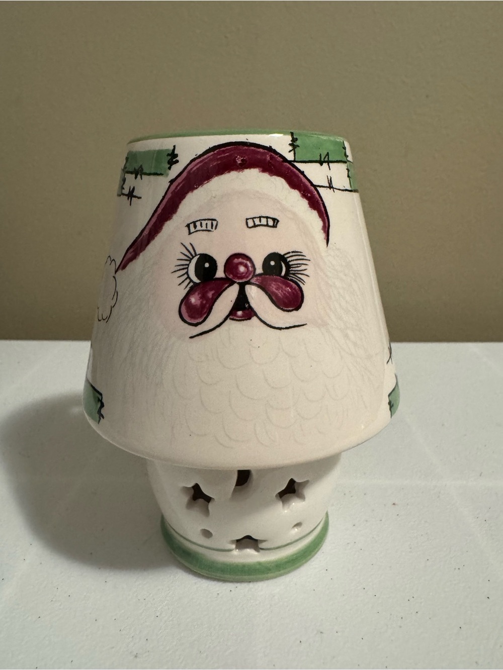 Vintage Ceramic Candle Holder